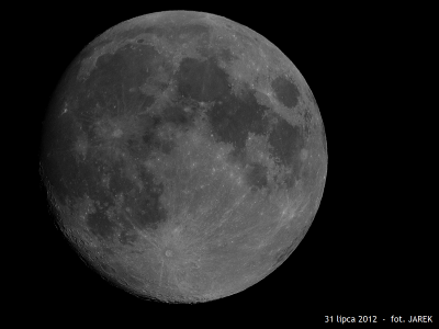 Księżyc 31.07.2012