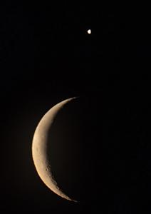 Koniunkcja Księżyca z Wenus 26.02.2014