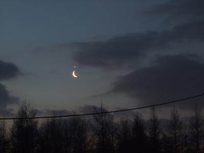 Koniunkcja Księżyca z Wenus 26.02.2014
