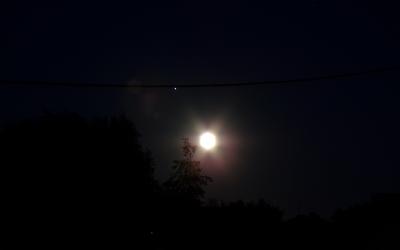Koniunkcja Księżyc i Jowisz