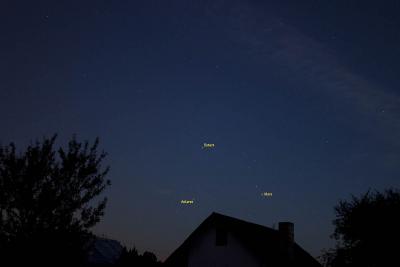 Trojkat (Saturn, Mars, Antares)