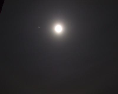 Koniunkcja Księżyc i Jowisz 18.12.2013