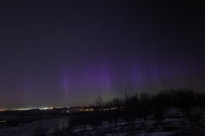 Zorza nad Białymstokiem 