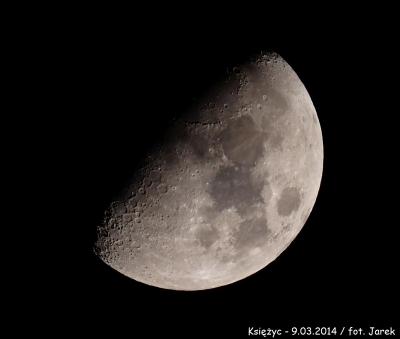 Księżyc 9.03.2014