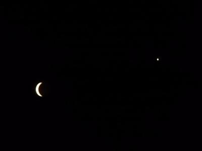 Spotkanie Księżyca z Wenus 9.10.2015 