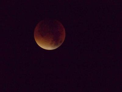 ZAĆMIENIE KSIĘŻYCA"krwawy Księżyc"-28.09.2015r.04:16