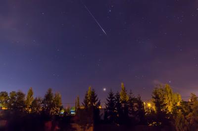 Perseid i Mars nad Solcem Kujawskim