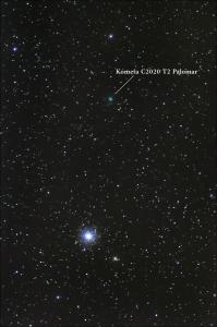 Kometa C2020 T2 Palomar i Gromada Kulista M3