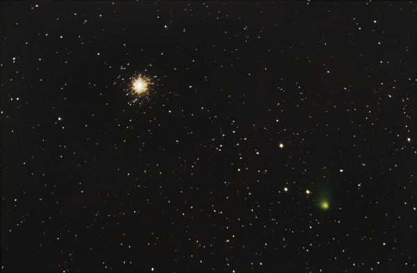 Kometa C2017 K2 Panstarrs i M10